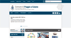 Desktop Screenshot of comune.poggio-a-caiano.po.it