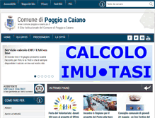 Tablet Screenshot of comune.poggio-a-caiano.po.it